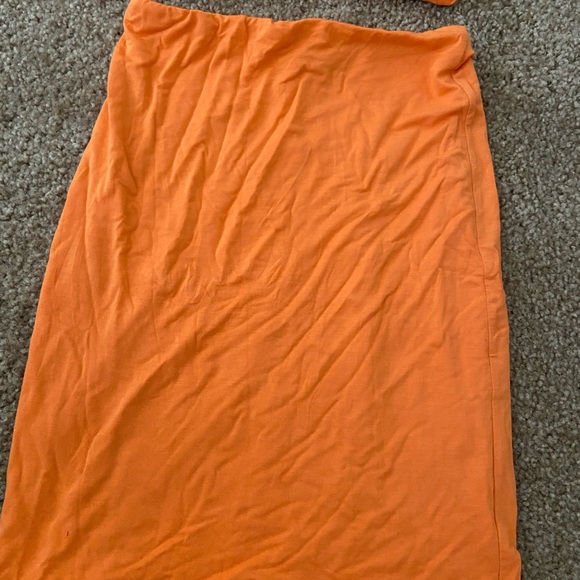 Naked Wardrobe Orange Two Piece Dress - Picture 5 of 6